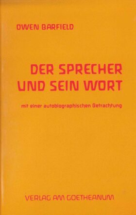 Speaker's Meaning (Der Sprecher und sein Wort)