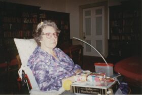 Lucy Barfield – 1989. At the Royal Hospital for Neuro-disability in London.