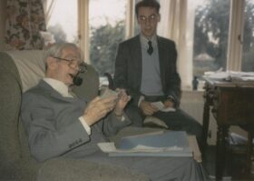Owen & Owen, Sept. 1990, in Forest Row, East Sussex.