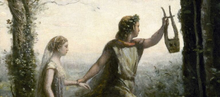 Orpheus & Eurydice by J.B.C. Corot - 1861