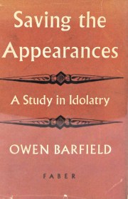 Saving the Appearances cover. White text on a red background.